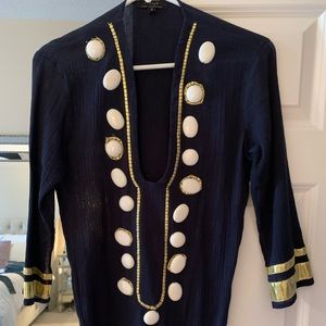 Dark Blue Tunic Dress